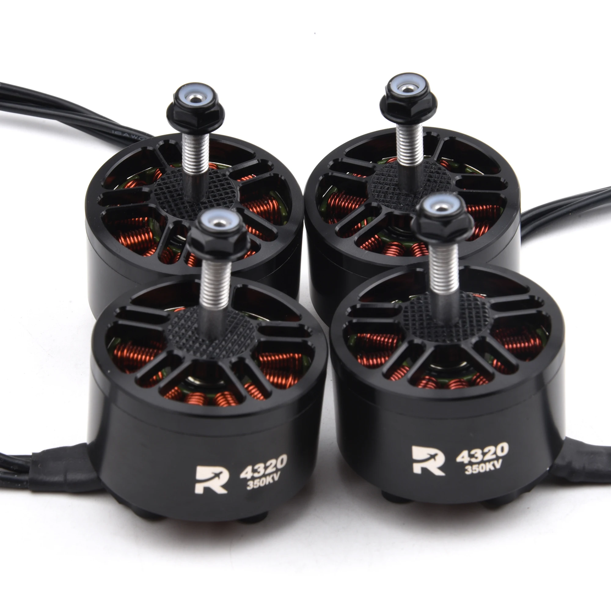 Moteur RC Brushless 4320 350KV 6-12S pour Drone Longue Portée