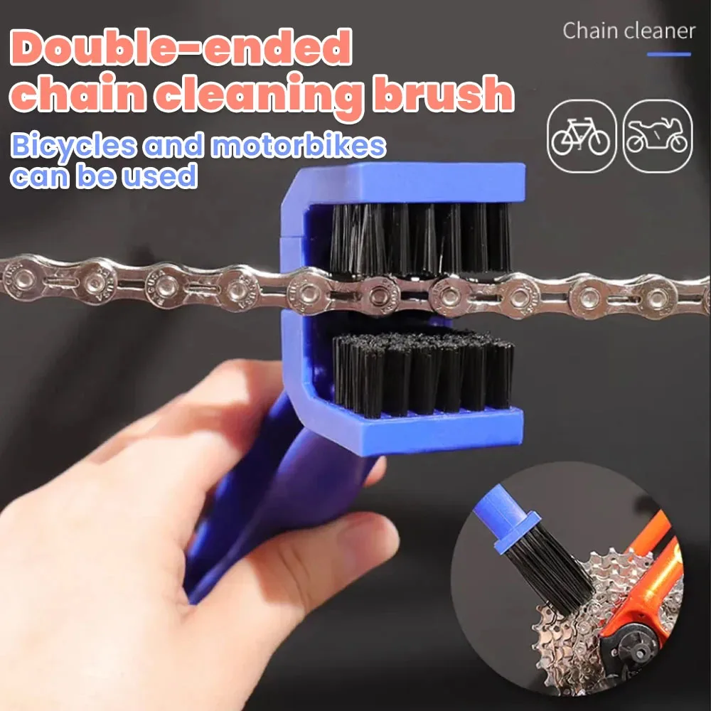 Bicycle Chain Cleaning Brush 1/3PCS 3D Bicycle Motorcycle Chain Cleaning Road Bike Mountain Bike Tool