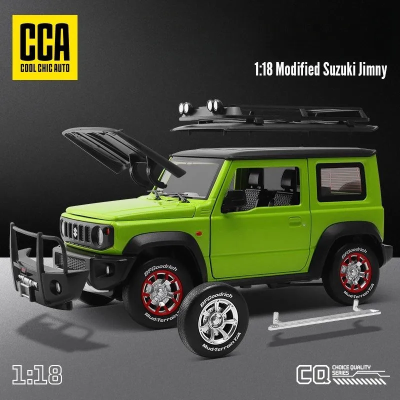 Suzuki jimny-男の子用おもちゃ車モデル、1:18、ダイキャスト車