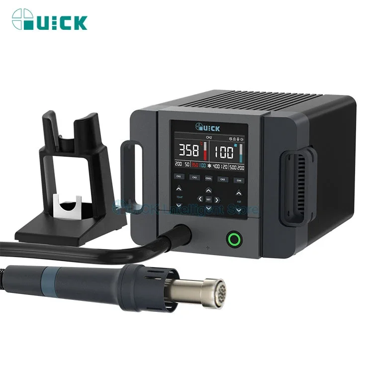 QUICK 861 Pro Hot Air Rework Station Soldering Station Intelligent Digital Display 1300W Desoldering Station For PCB Chip Repair 3