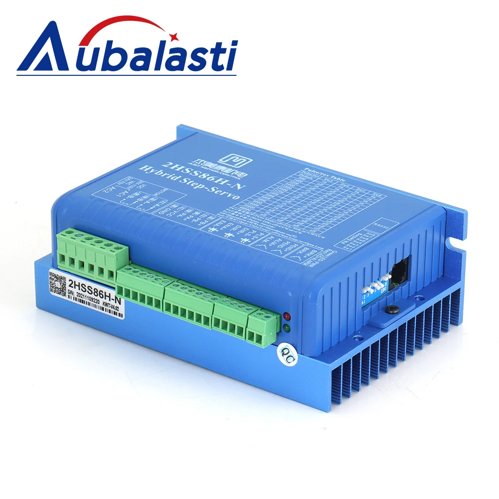 Aubalasti-JMC 2 상 24-75VAC 30-110VDC 폐쇄 루프 스테퍼 서보 드라이버, NEMA34 모터 CNC 조각 기계용 2HSS86H