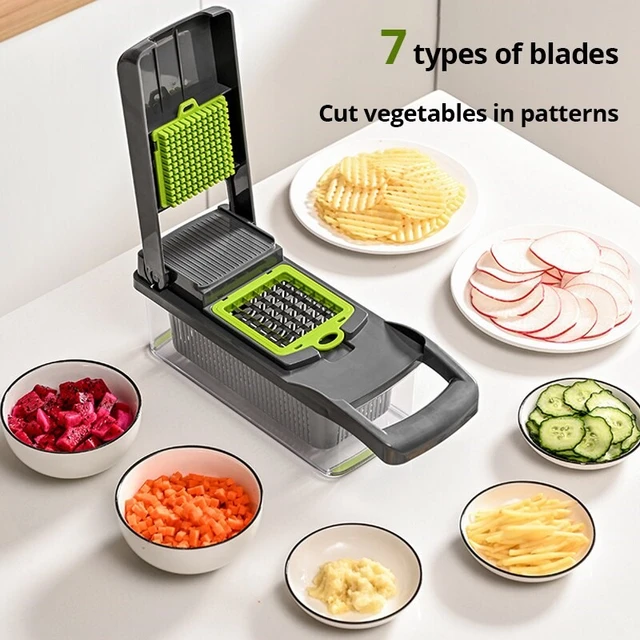 Multi-purpose Vegetable Slicer Cuts Set  Stainless Steel Shredders Cutters  - 7 1 - Aliexpress