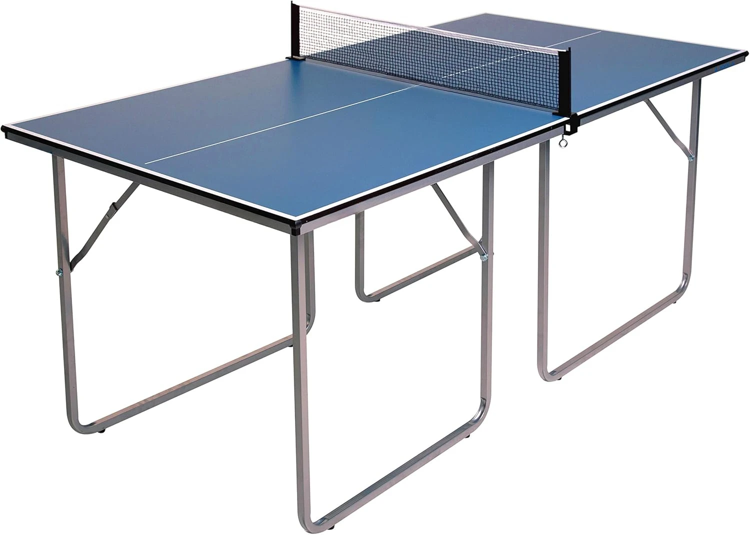 

Midsize Compact Table Tennis Great - Compact Storage Fits in Most Closets - Net Set Included, Midsize Table Tennis Table