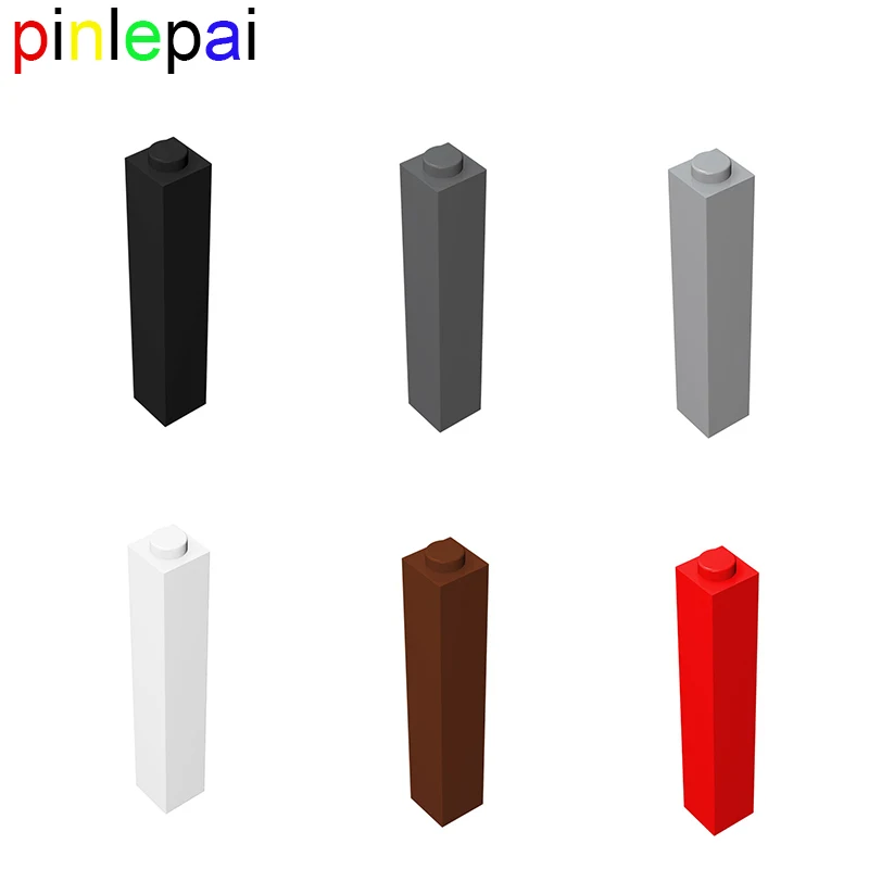 

Конструктор Pinlepai 2453 1x1x5 Moc, строительные блоки, поддержка столба, кирпичи, колонна, совместимые сборы, детские игрушки