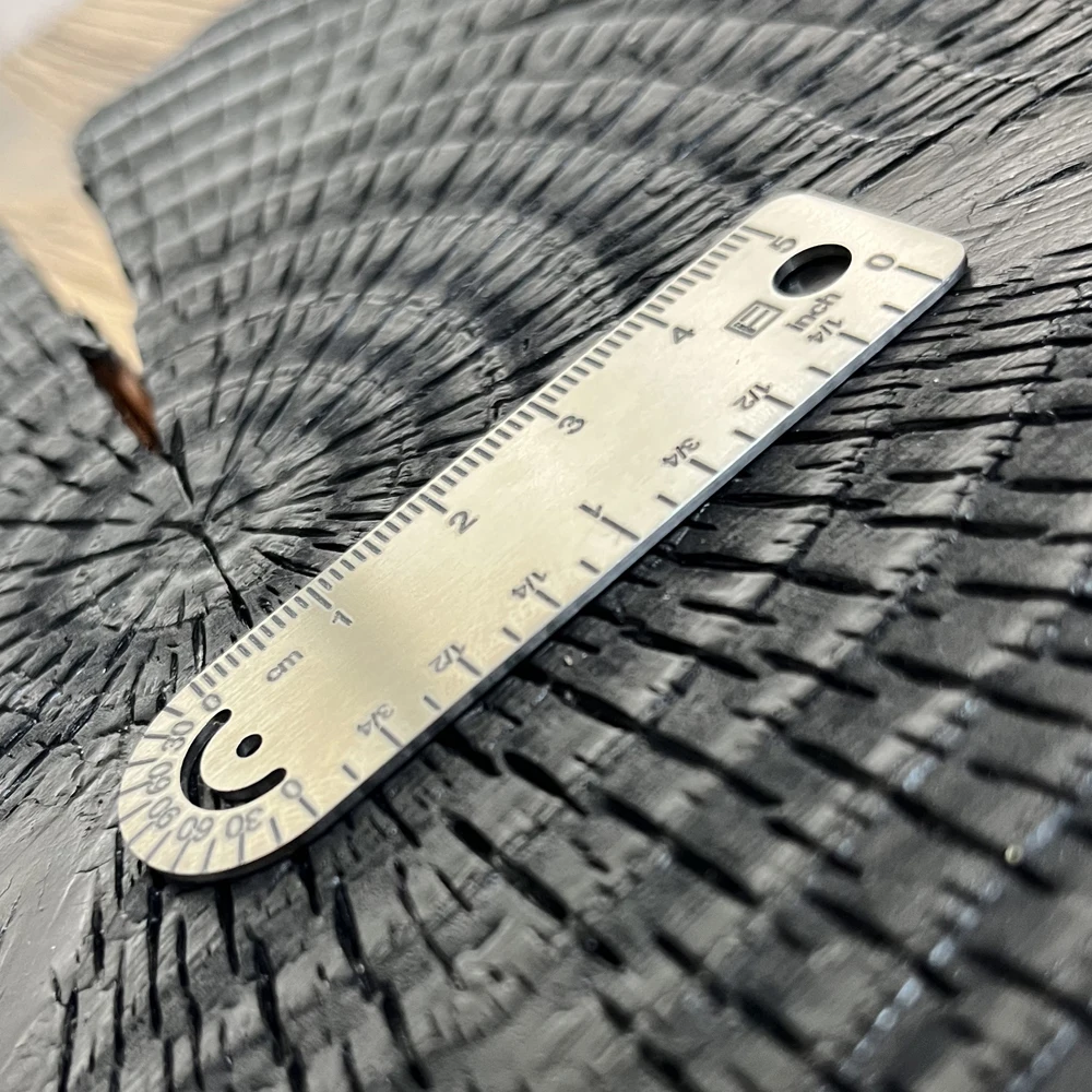 Titanium Mini Ruler 6
