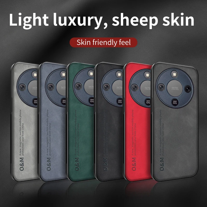 Leather Matte Shockproof Case – Soft Touch Back Cover with Enhanced Grip and Durability