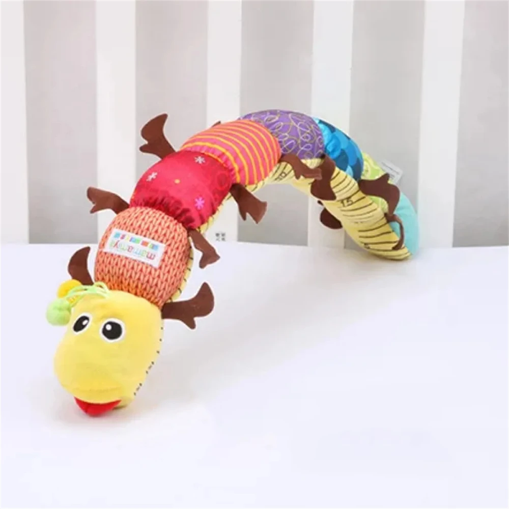 

Dog Toy Caterpillar Voice To Relieve Boredom Plush Puppy Teddy Small and Medium-Sized Dog Bite-Resistant Molar Pet Supplies