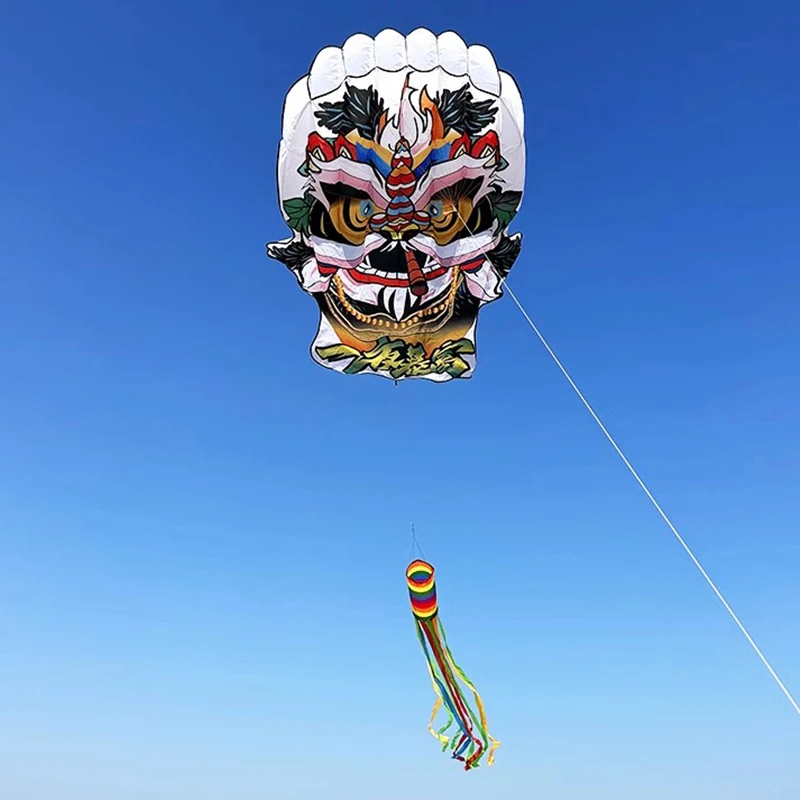 6M 3D Skeletonless Soft Kite 8 Kites Beach Kite Nylon Easy To Fly and Tear Proof Professional Kite Storage Bag Package 4