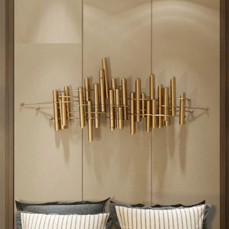 

Настенная Подвеска из кованого железа, стерео настенное украшение, настенное украшение для отеля, дома, настенное украшение, подвеска для коридора, мягкое креативное украшение