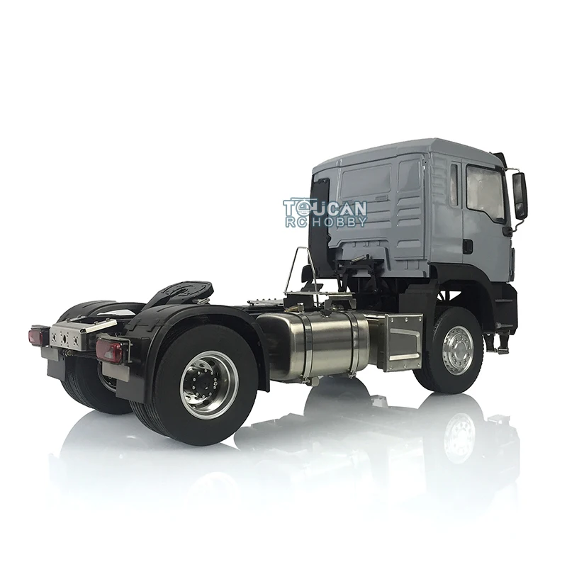 1/14 LESU Man Tgs 4X2 Metal Chassis RC Tractor Truck Painted Cab Radio Light for Remote Control Toy Tamiyay Trailer THZH0951 5