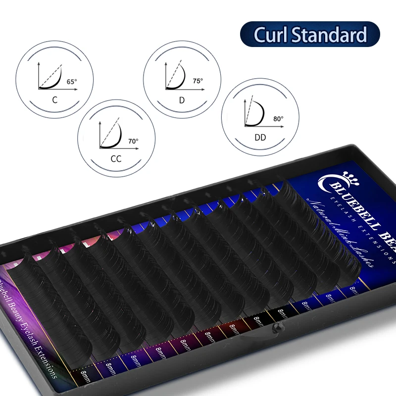 Рисунок 2 - Ресницы синие мягкие из ПБТ шелка