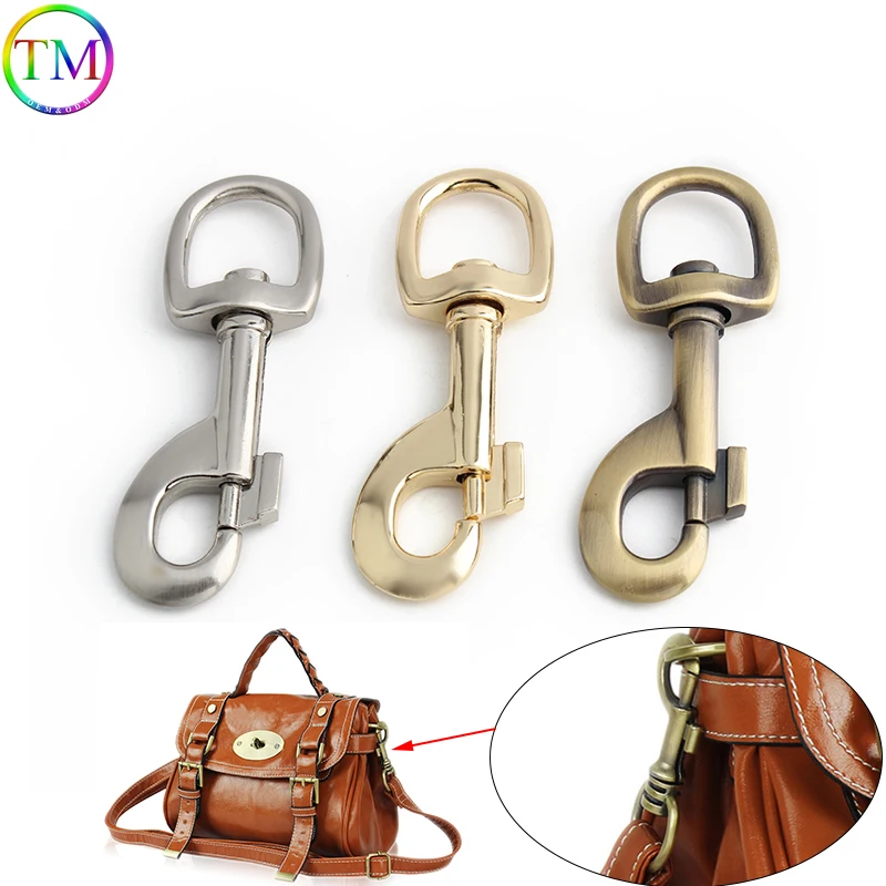 10-40Pcs Metal Leather Belt Snap Hook Swivel Trigger Clip For Bag Webbing Buckle Swivel Lobster Clasps Diy Luggage Hardware