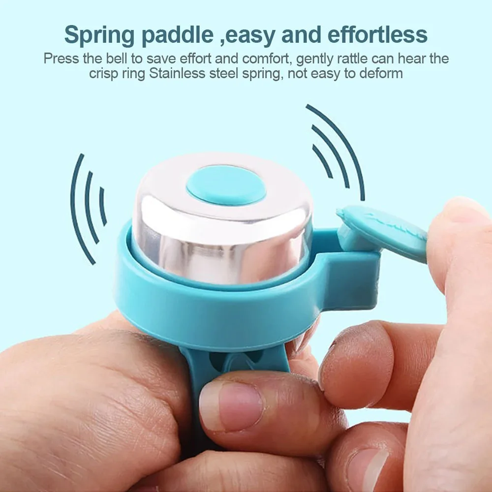 Children's Bicycle Horn - Silicone Handlebar Bell with Clear, Loud Sound