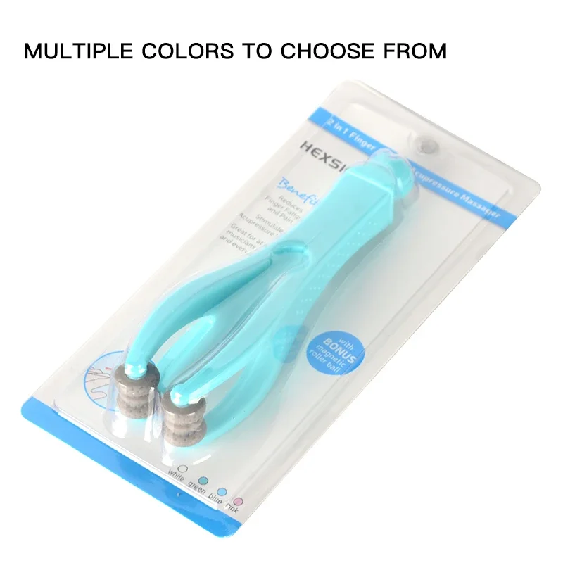 Finger Joint Acupoint Massager Rollers Handheld Hand Acupuncture Points Massager Relieve Finger Fatigue Arthritis Massage Tool
