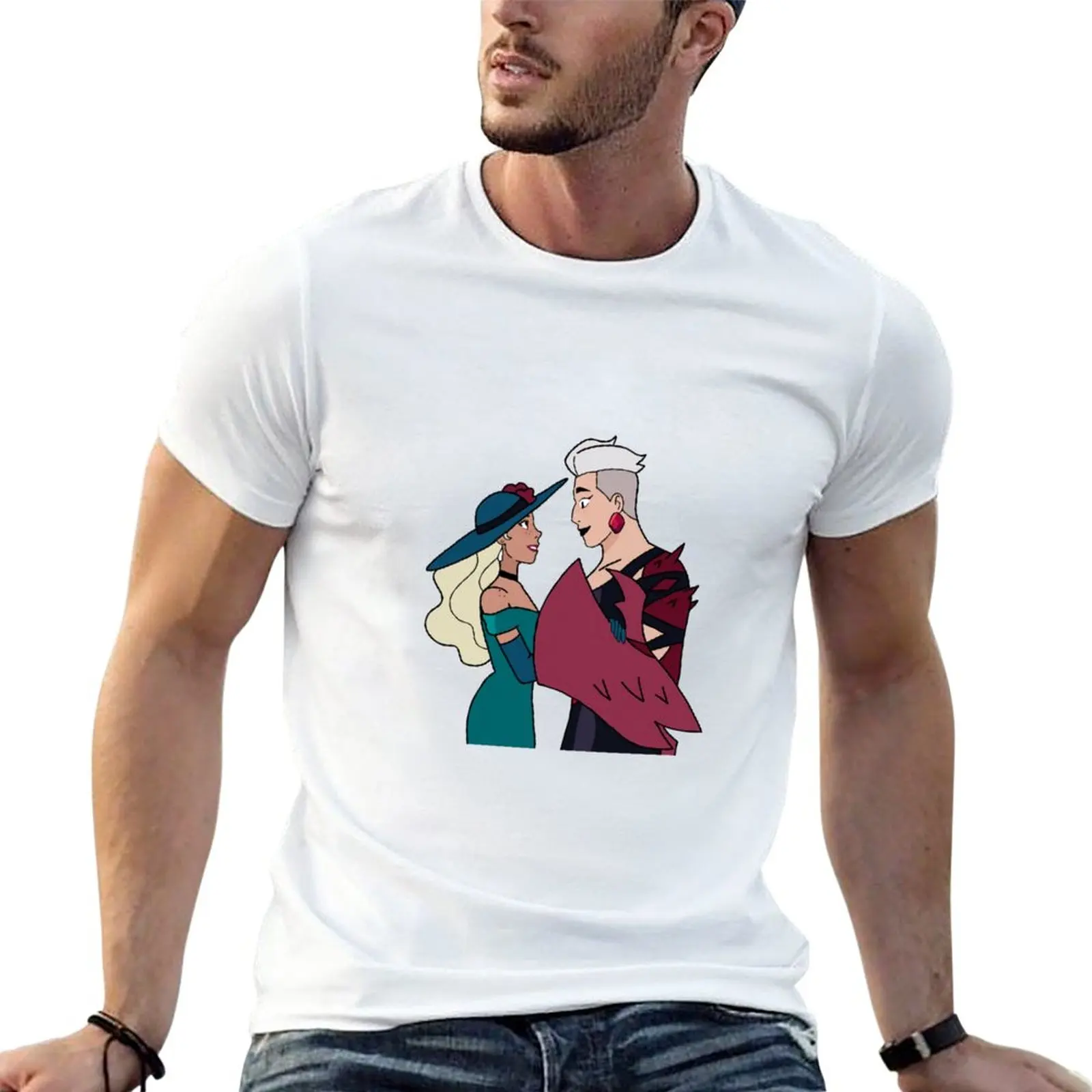 

Scorpia and Perfuma T-Shirt customs design your own quick-drying mens t shirts casual stylish