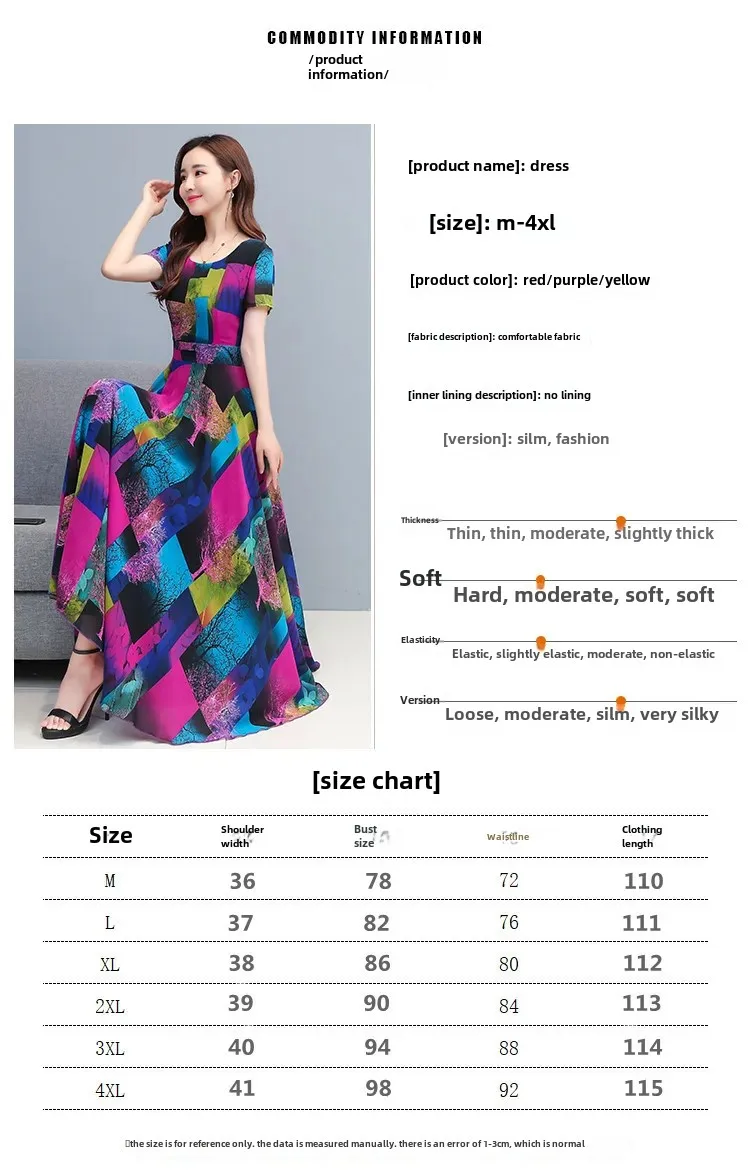 Elegant Long-sleeve Printed Dress for Women