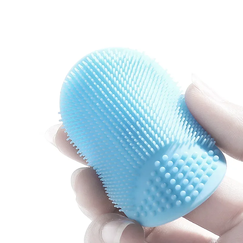 2PCS Silicone Cleansing & Massage Face Brush - Waterproof Deep Clean Nasal and Skin Care Tool