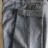 2024 Winter Large Size Woolen Men Business Suit Pants Casual Long Suit Pant Classic Style Thick Warm Trousers Q03 2