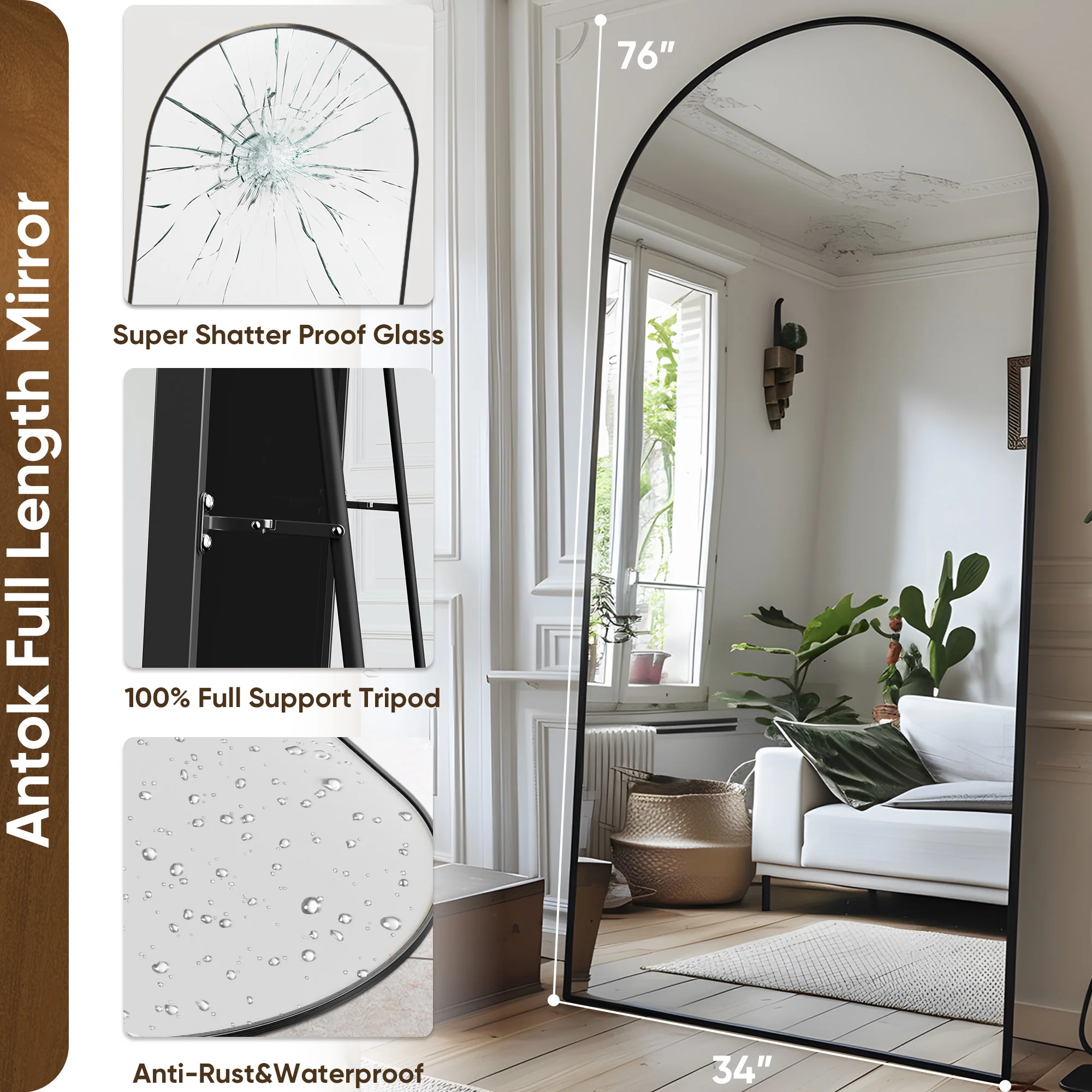 Arch Floor Mirror 3