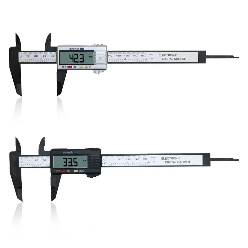 Measuring Calipers 0-150mm Plastic Student Home Woodworking Gap Play Electronic Digital