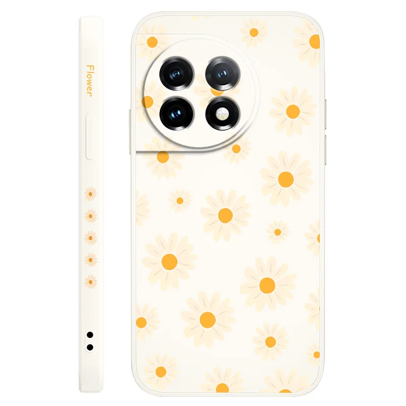 Corrugated Daisy Liquid Silicone Phone Case