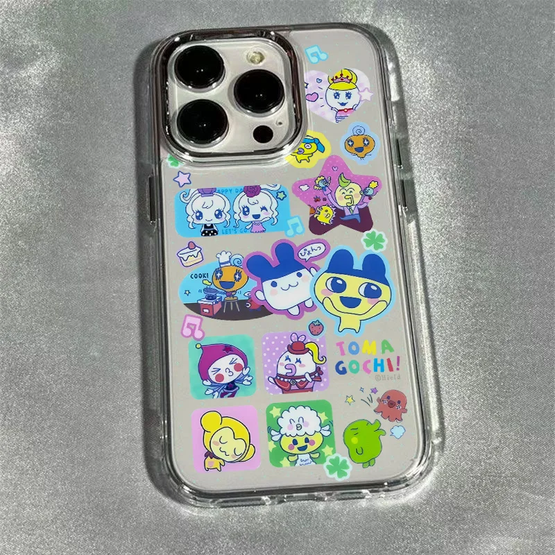 Cute Cartoon Role Tamagotchi Dog Transparent Soft Silicone Phone Case