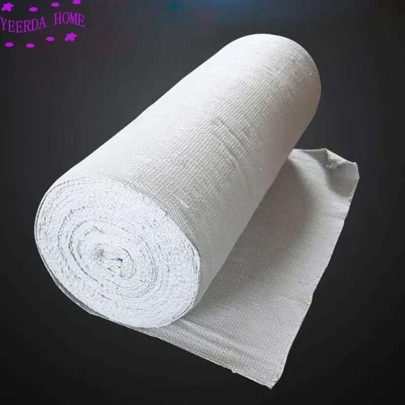 2mm Thick Ceramic Fiber Cloth Fireproof Blanket Resistant to High Temperature of 1260℃ for Welding Slag Heat Protection