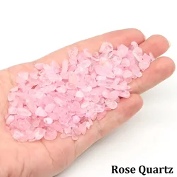 Natural Stone Gemstones for Reiki Healing and Aquarium Decor (Rose Quartz)