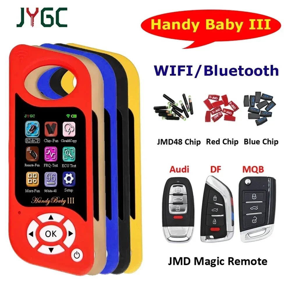 

Newest JYGC Handy Baby III Wifi / Bluetooth Version Remote Generator Handy Baby 3 ID46/47/4D/48/70/83/T5/Red/King Chip Copier A+