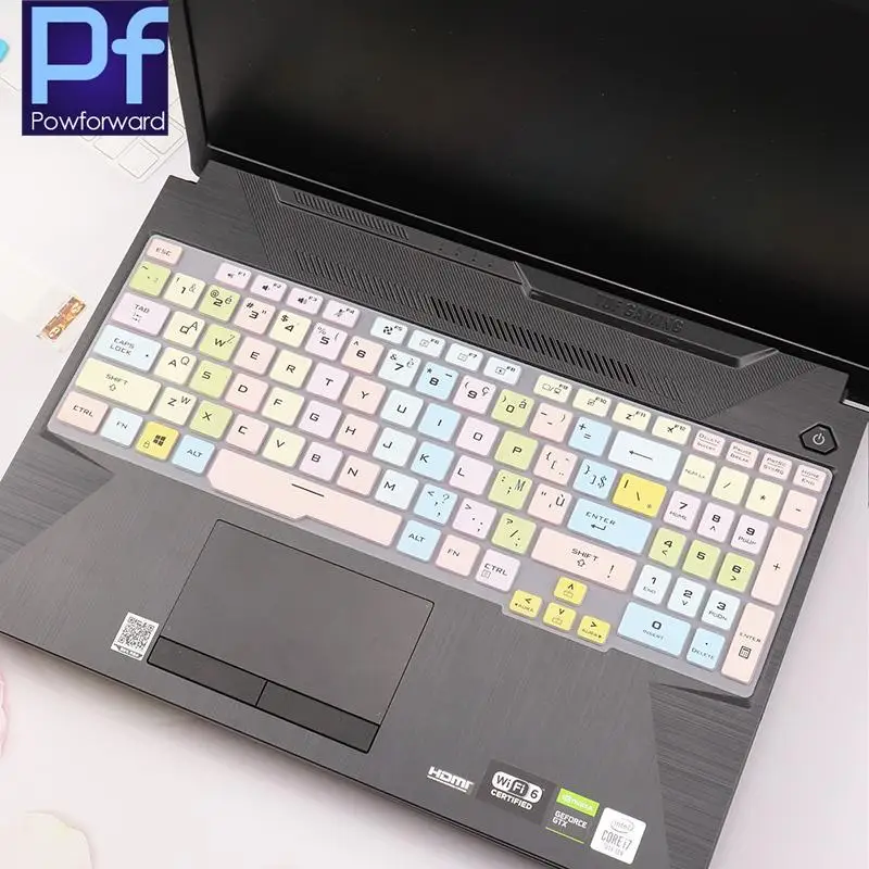 Russian laptop Keyboard Cover for ASUS TUF Gaming A15 TUF506 IV IU FA506 FA506IH FA506II TUF Gaming A17 TUF706 TUF706IU TUF706IH