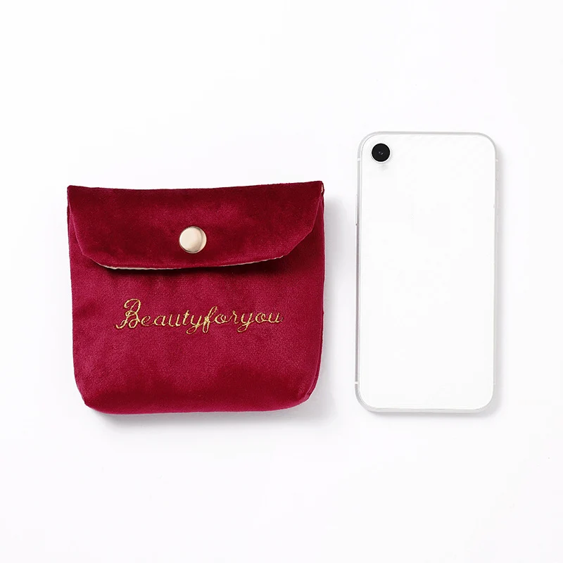 1Pcs Girl Cute Towel Storage Bag  Pad Pouch Women Bag Makeup Organizer for Coin Purse Lipstick Headphone Travel  Accessories