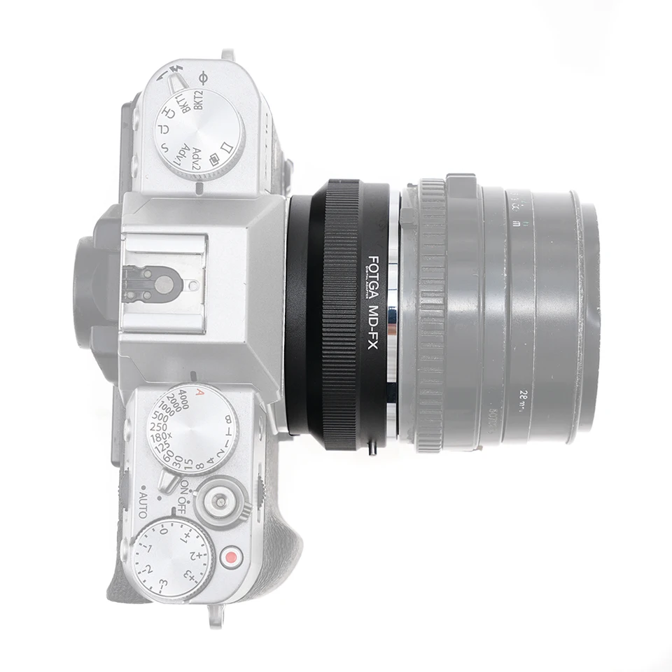 Adattatore Per Obiettivi Con Attacco MD A Corpi Mirrorless FX – Anello Manuale Con Regolazione Apertura E Messa A Fuoco Infinita
