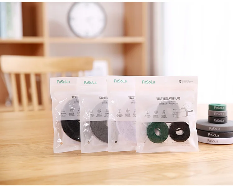 

Youpin Back-to-back Magic Sticker Self-adhesive Wire Binding Stick Firmly Free Cut Durable Soft Nylon Magic Sticker