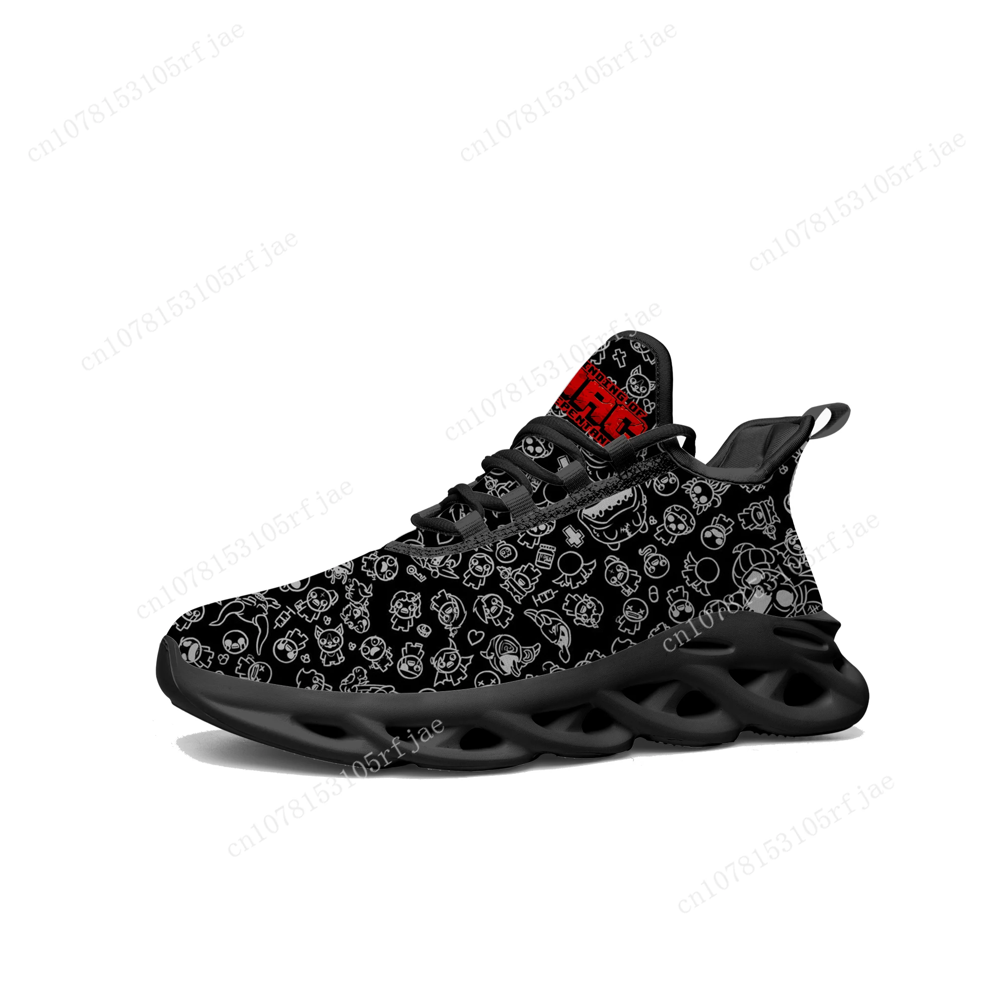 

The Binding of Isaac Flats Sneakers Cartoon Game Men Women Teenager Sports Running Shoes High Quality Tailor Made Lace Up Shoes