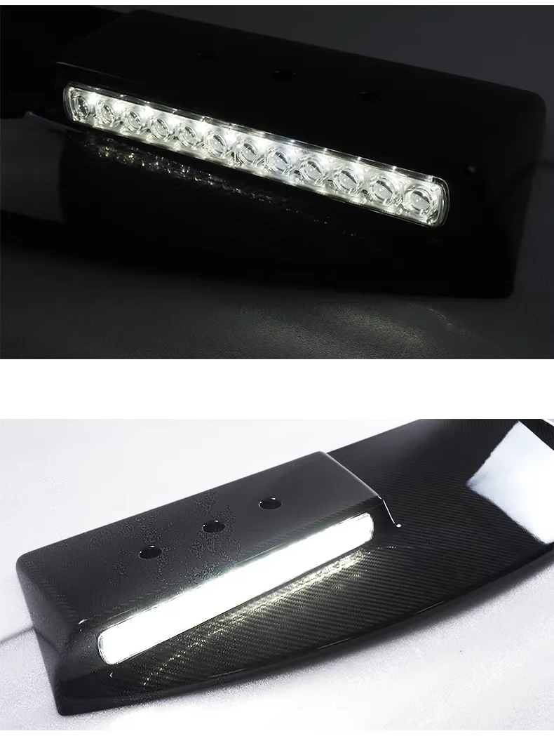 랜드로버 디펜더 루프 스포트라이트 LED 탑 라이트 바 탑 헤드라이트 방수 부품 (랜드로버 디펜더 용)