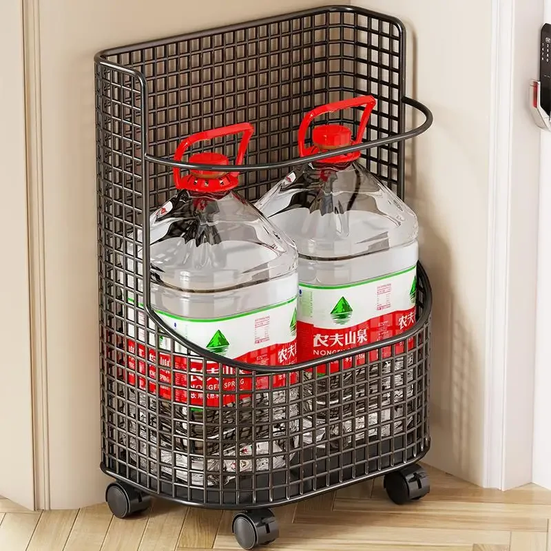 Large Capacity Commercial Umbrella Stand Home Entrance Umbrella Storage Rack Thick Iron Bucket Wheel Stable Rain Gear