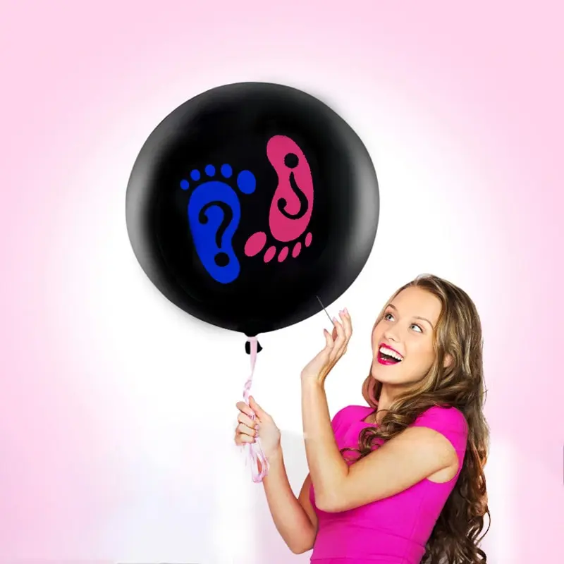 Gender Reveal Palloncino con Coriandoli Blu Rosa Ragazzo o Ragazza