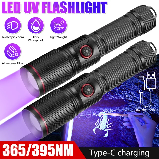 365nm/395nm LED UV 손전등: 숨겨진 세계 드러내기 365nm/395nm LED UV 손전등: 숨겨진 세계 드러내기