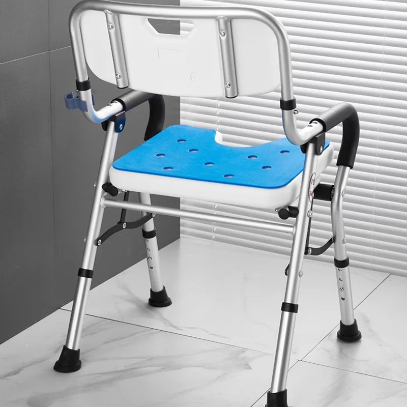 Portable Small Bathroom Chair Storage Medical Elderly Space Saving Stool Shower Outdoor Taburete Plegable Postmodern Furniture