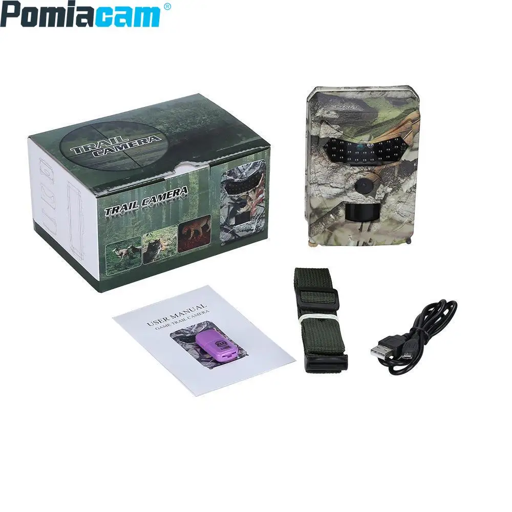 Hunting Camera 12MP Video Recorder Infrared Night Vision Cammera Outdoor 1080P Wildlife Trail Detector IP56 Waterproof PR100 2