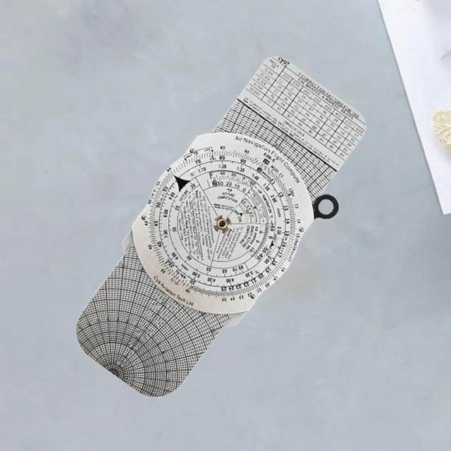 Navigation Slide Rule Small Size Instrument Distance with Unit Conversion Solid