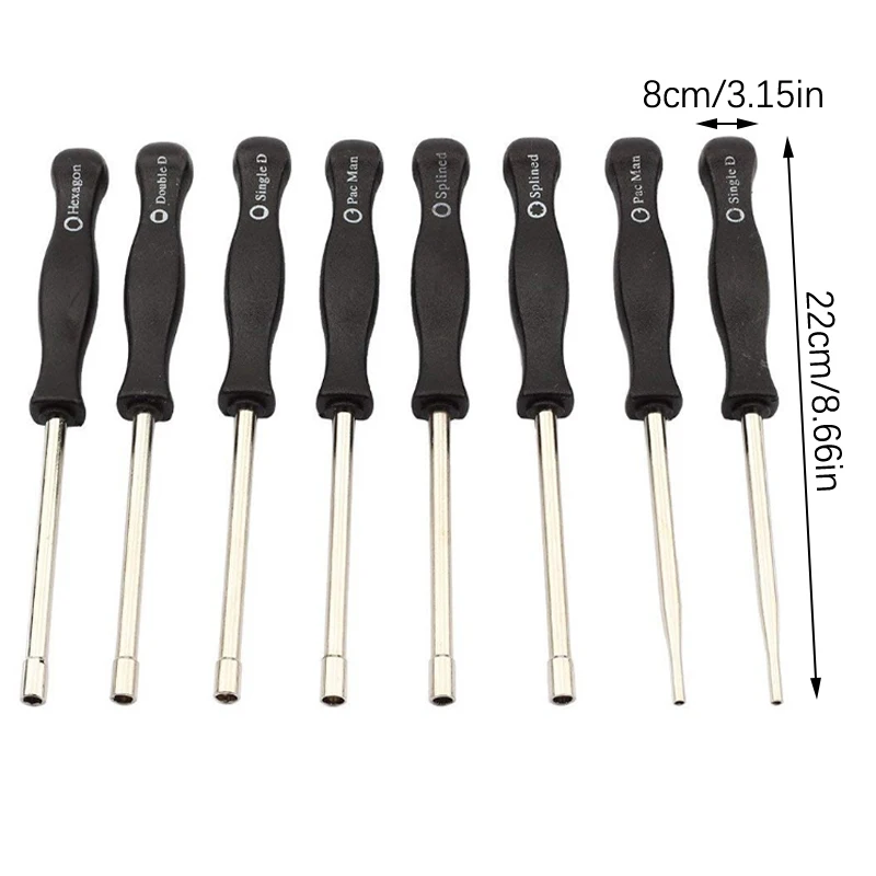 Hot sale 10PCS/Set Carburetor Screwdrivers Adjustment Multi-head Tune-up Bolt Key Car Repair Maintenance Tool Set with Brush