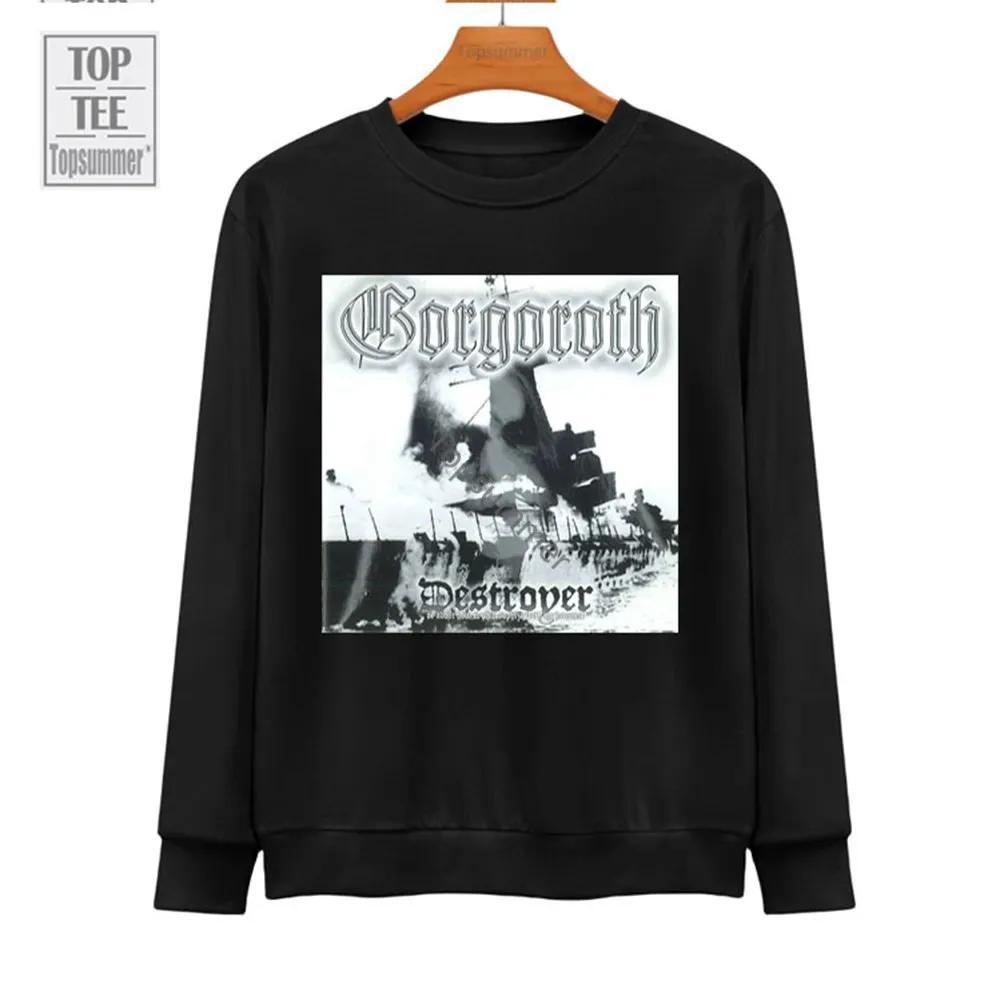 

Destroyer – Or About How To Philosophize With The Hammer Album Hoodie Gorgoroth Tour Sweatshirts Teens Pop Black Sweatshirt