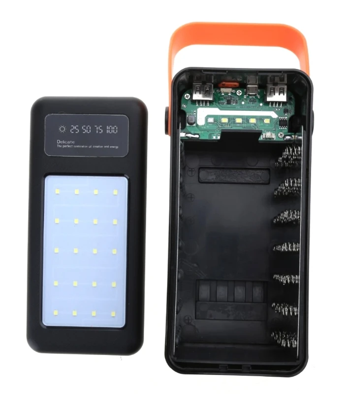 Quick Charge 28 X 18650 Dual USB Power Bank Case QC 3.0 5V PD DIY Holder Box With Digital Display Screen Drop Shipping 17 S2358cc5f30c9443f8a3952db74ceee7bJ