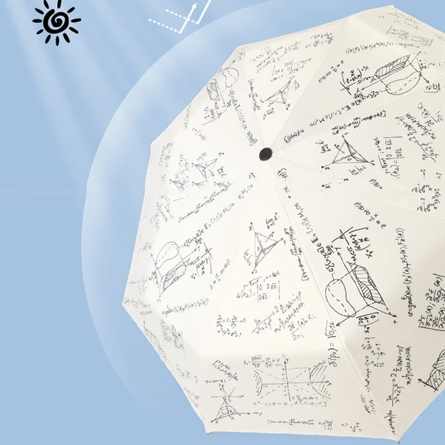 Yada Matematikai Funkció Tervezés Esernyő Parasol Redő Esős És Napsósák Nőknek Uv Szélálló Paragua Yd230012 - Image 3