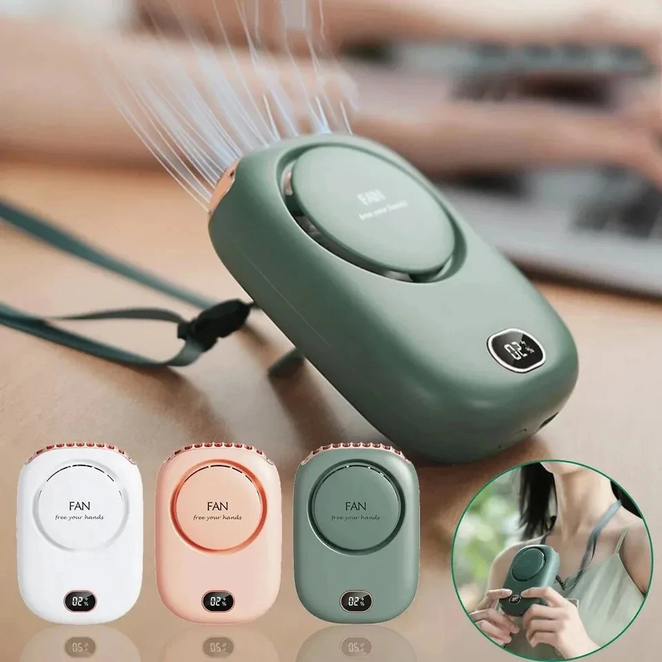 New Mini Portable Fan Portable Rechargeable Bladeless Turbo - Image 6
