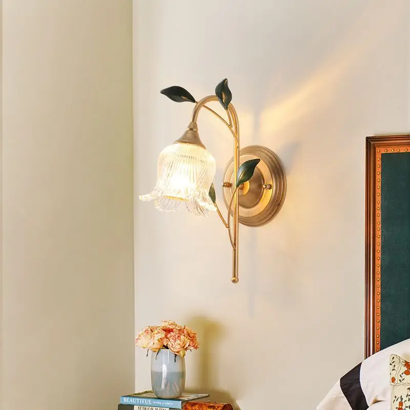 Hot Rustic Retro Wall Lamp Cross-border Iron Art Personalized Home Bedroom Living Room Study Lamp Door Front Lamps Hot Product