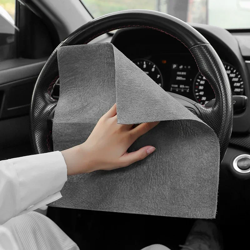 Microfiber Magic Cleaning Cloth Car Glass Wiping Rags No Trace Rag Auto Cleaning Towel Cloths Thicken Reusable