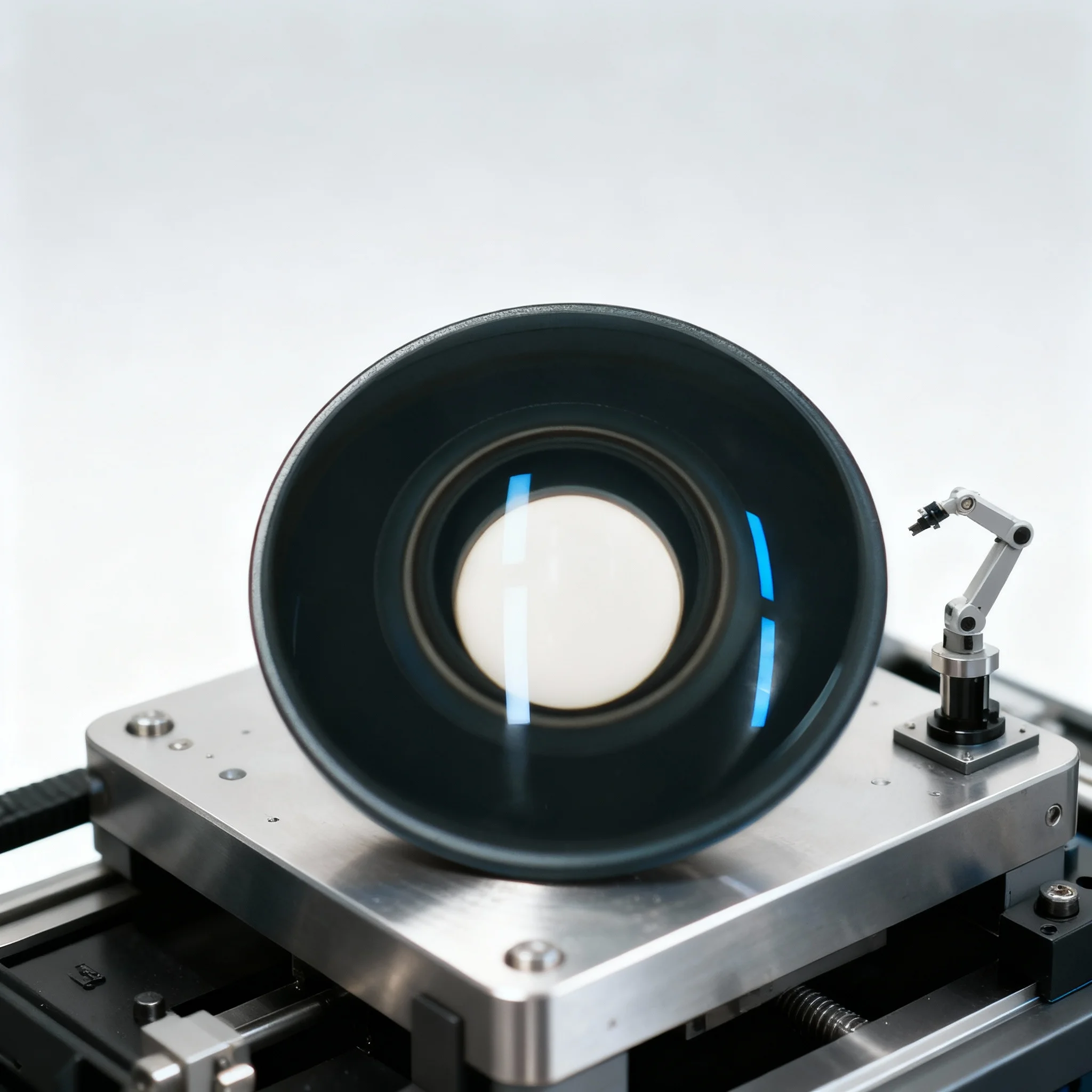 Main tenant l'Objectif Fisheye de Remplacement pour Insta360 X3, montrant sa conception robuste et sa lentille grand-angle pour des prises de vue panoramiques.