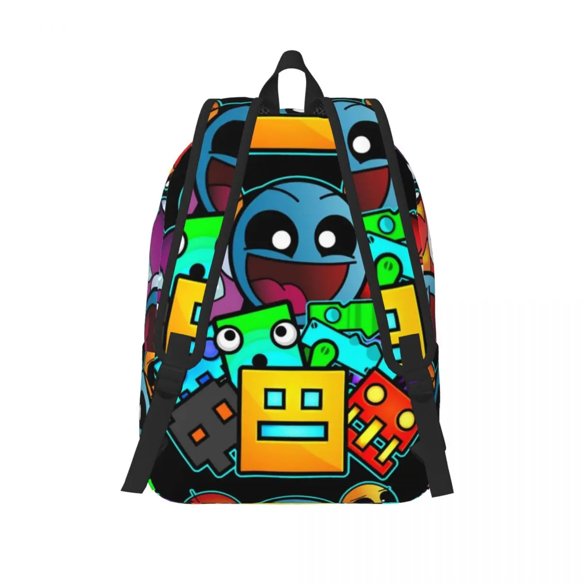 Geometry Cube Gaming Dash Old School Backpack Elementary High College School Student Bookbag Men Women Daypack Gift children backpack students backpack